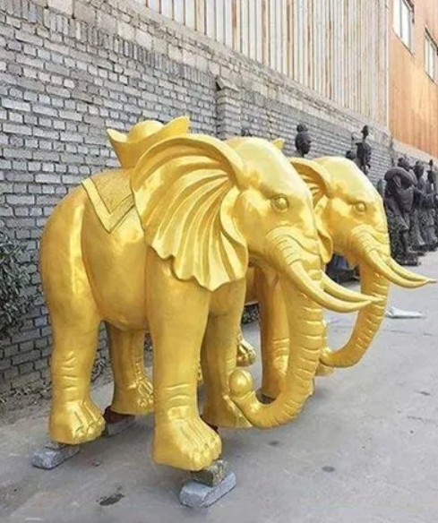 铜雕大象雕蓝狮娱乐塑的介绍